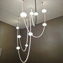 GobekUsa Colorized LED Dimmable Ceiling Chandelier - 2025 Trend Hanging Lamps