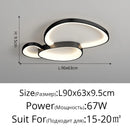 GobekUsa LED Ceiling Chandelier Lights with Remote Control for Living Room, Bedroom, Dining Room