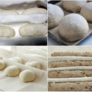 GobekUsa Linen Cloth Baking Kit for Bread Dough Proving Baguette Flax Mat Pastry