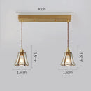 GobekUsa Glass Copper LED Pendant Lights: Modern Nordic Lighting for Home, Dining, & Restaurant