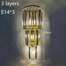 GobekUsa Crystal Wall Lamp: Elegant Lighting Fixtures for Luxe Living Spaces