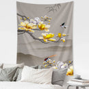 GobekUsa Flying Crane Wall Hanging Tapestry for Home Retro Wall Decor