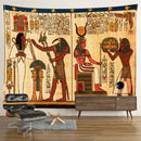 GobekUsa Egyptian Mandala Tapestry Wall Hanging for Bohemian Hippie Room Decor