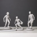 GobekUsa Abstract Sports Player Sculpture Set Grey/White Figurines Home Decor