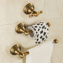 GobekUsa Bathroom Hardware Set: Antique Brass Wall Mounted Accessories for Toilet, Towel, and Robe