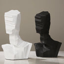 Abstract Resin Decoration GobekUsa - Elegant Art Sculpture for Office, Living Room & Desktop