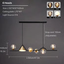 GobekUsa Linear Hanging Lamp Minimalist Chandelier Modern Nordic Dining Table Lantern