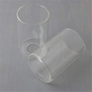 GobekUsa Clear Glass Cylinder Lamp Shade for E27 E26 Socket - Vanity Chandelier Floor Light