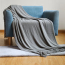 GobekUsa Knitted Nordic Sofa Blanket - Soft Wool Blend Bed End Towel for Hotel Bedroom Decor