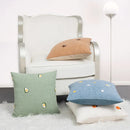 GobekUsa Fluffy Comfort Pillow Cover 45x45cm Avocado Green Cream Blue Home Decor