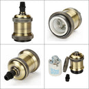 GobekUsa Industrial E27 Screw Base Lamp Holder Ceiling Light Fixture