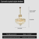 GobekUsa French Bead Chain Crystal Chandelier for Luxury Spaces