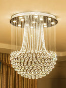 GobekUsa Crystal Light Modern Luxury Chandelier for Living Room Dining Aisle Foyer