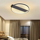 GobekUsa Luxe Copper Ceiling Light: Circular Minimalist Bedroom Lamp for Elegant Style
