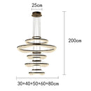 Modern Sculptural Ring Pendant Light Chandelier