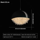 GobekUsa Crystal Chandelier: Nordic Luxury Lighting for Living Room, Bedroom, and Dining Area