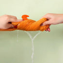 GobekUsa Cartoon Animal Hand Towel: Soft & Absorbent Kitchen Cloth for Children