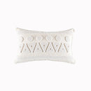 GobekUsa Geometric Embroidery Cushion Cover with Tassel, Home Decor Pillowcase, Various Sizes