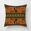 GobekUsa Geometric Square Pillowcase Ethnic Retro Sofa Pillow Cover 45x45cm Home Decor