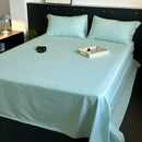 GobekUsa Luxe Cotton Satin Stripe Bed Sheet Set with 2 Pillowcase