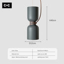 GobekUsa LED Pendant Light: Minimalist Iron Fixture for Bedroom, Living Room, Restaurants & Bars