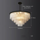 GobekUsa Crystal LED Chandelier: Minimalist Luxury Lighting for Dinning Table