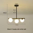 GobekUsa Glass Ball Pendant Chandeliers - Modern LED Hanging Lights for Home Decor