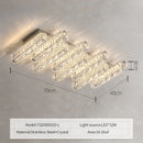 GobekUsa Crystal Ceiling Chandelier Light - Modern Luxury Dimmable LED Luminaire