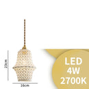 GobekUsa Ceramic LED Pendant Lights: Modern Copper Hanging Lamp for Home Indoor Lighting