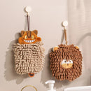 GobekUsa Cat Kitchen Hand Towel Microfiber Chenille Super Absorbent Quick-dry Home Towel