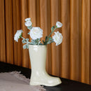GobekUsa Ceramic Shoe Vase for Stylish Flower Arrangement and Home Decoration
