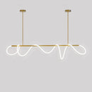 GobekUsa Circle Note Linear Light: Modern Minimalist Nordic Pendant Lamp for Bedroom, Living Room