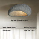 GobekUsa Khmara E27 Ceiling Light: Nordic Wabi Sabi Art for Home Living Room Décor