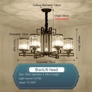 GobekUsa Crystal Chandelier: Elegant Chinese Style Lighting for Living Room, Bedroom, and Study