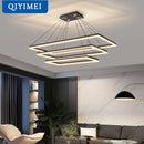 GobekUsa LED Acrylic Pendant Lights Modern Hanging Lamp for Dining Room Kitchen Loft Decor