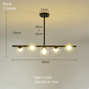 GobekUsa Gold Glass Ball LED Pendant Light for Kitchen Dining Room Lighting