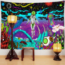 GobekUsa Jellyfish Underwater Tapestry: Psychedelic Alien Art for Home Decor