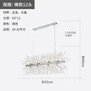 GobekUsa Crystal Dandelion Pendant Lights for Chic Home Decor