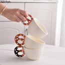 GobekUsa Alkali Water Biscuit Mug Set - Ceramic Tea & Coffee Cup for Dining Table