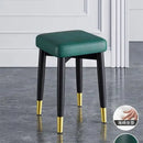 GobekUsa Low Square Stool Bench for Dining Kitchen Portable Table Furniture