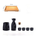 GobekUsa Ceramic Wine Sake Set with Heater and Dispenser