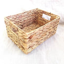 GobekUsa Woven Rattan Desktop Storage Basket Organizer