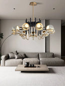 GobekUsa Glass Ball Pendant Light Fixture for Luxury Living Room Decor