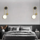 GobekUsa Golden Ball LED Wall Lamp for Home Decor