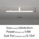 GobekUsa LED Chandelier: Bright Indoor Lighting for Bedroom, Living, Study, Dining Room