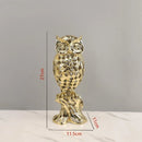 GobekUsa Golden Openwork Animal Sculpture Set for Home Decoration