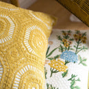 GobekUsa Cotton Linen Embroidery Japanese Style Pillowcase 45x45cm