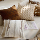 GobekUsa Brown Coffee Pillowcase: Modern Simplicity Light Luxury Sofa Cushion Covers
