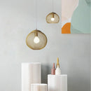 GobekUsa Golden Birdcage LED Pendant Chandelier for Stylish Lighting in Restaurants, Kitchens, & Stores