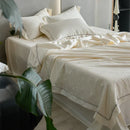 GobekUsa Luxe Lyocell Jacquard Summer Blanket with Mulberry Silk Fill Comforter